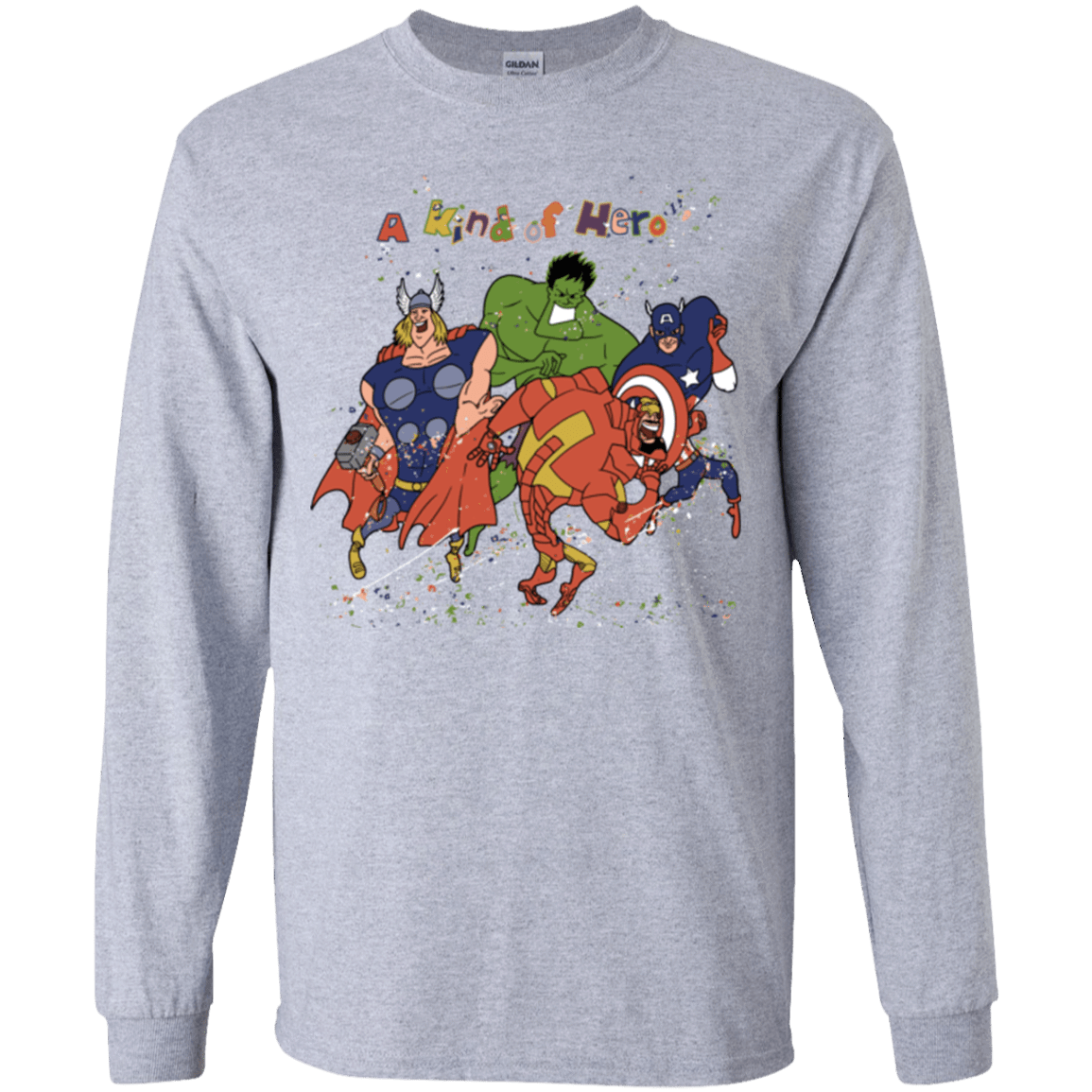 T-Shirts Sport Grey / YS A kind of heroes Youth Long Sleeve T-Shirt