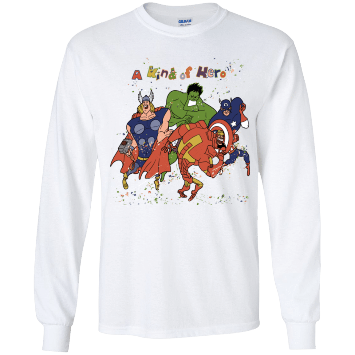 T-Shirts White / YS A kind of heroes Youth Long Sleeve T-Shirt