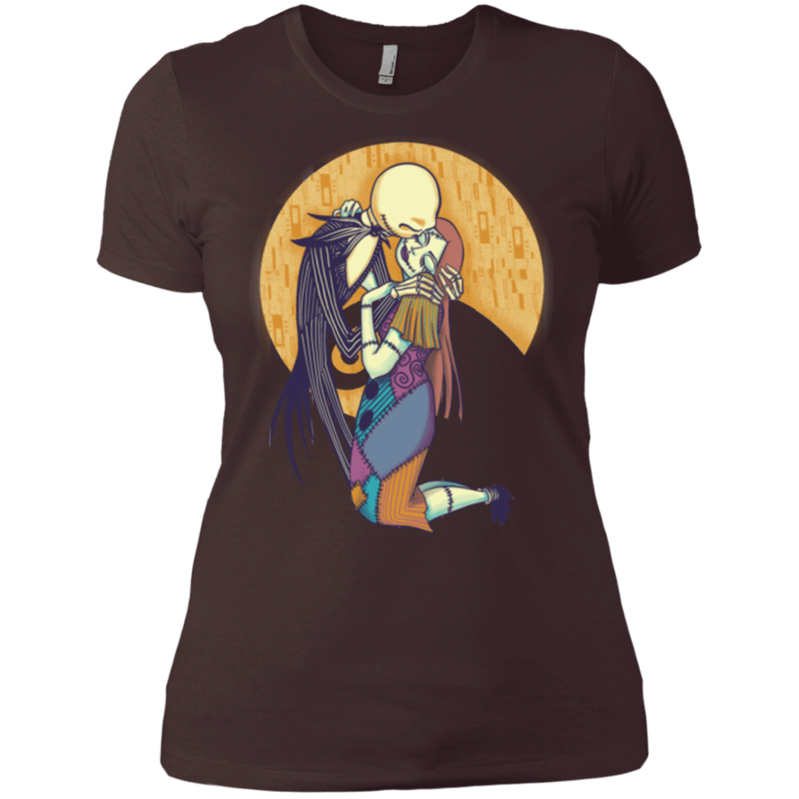 T-Shirts Dark Chocolate / X-Small A Kiss Before Christmas Women's Premium T-Shirt