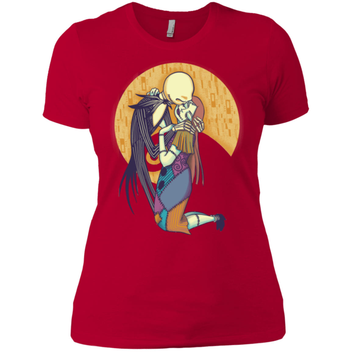 T-Shirts Red / X-Small A Kiss Before Christmas Women's Premium T-Shirt