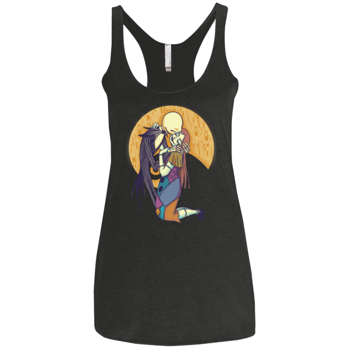 T-Shirts Vintage Black / X-Small A Kiss Before Christmas Women's Triblend Racerback Tank