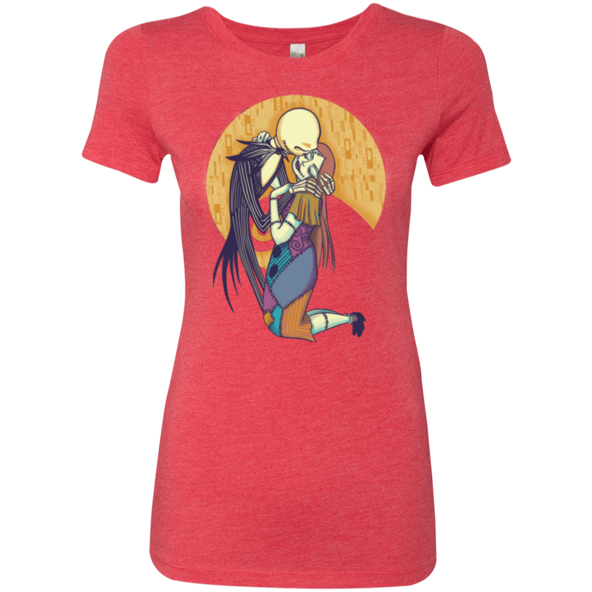 T-Shirts Vintage Red / Small A Kiss Before Christmas Women's Triblend T-Shirt