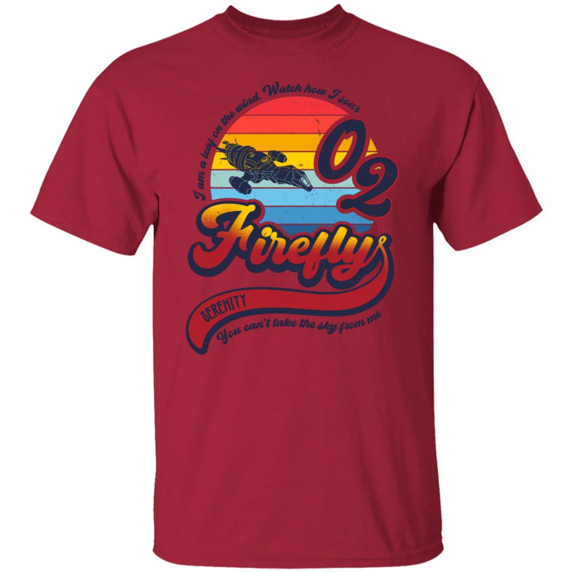 T-Shirts Cardinal / S A Leaf on the Wind T-Shirt