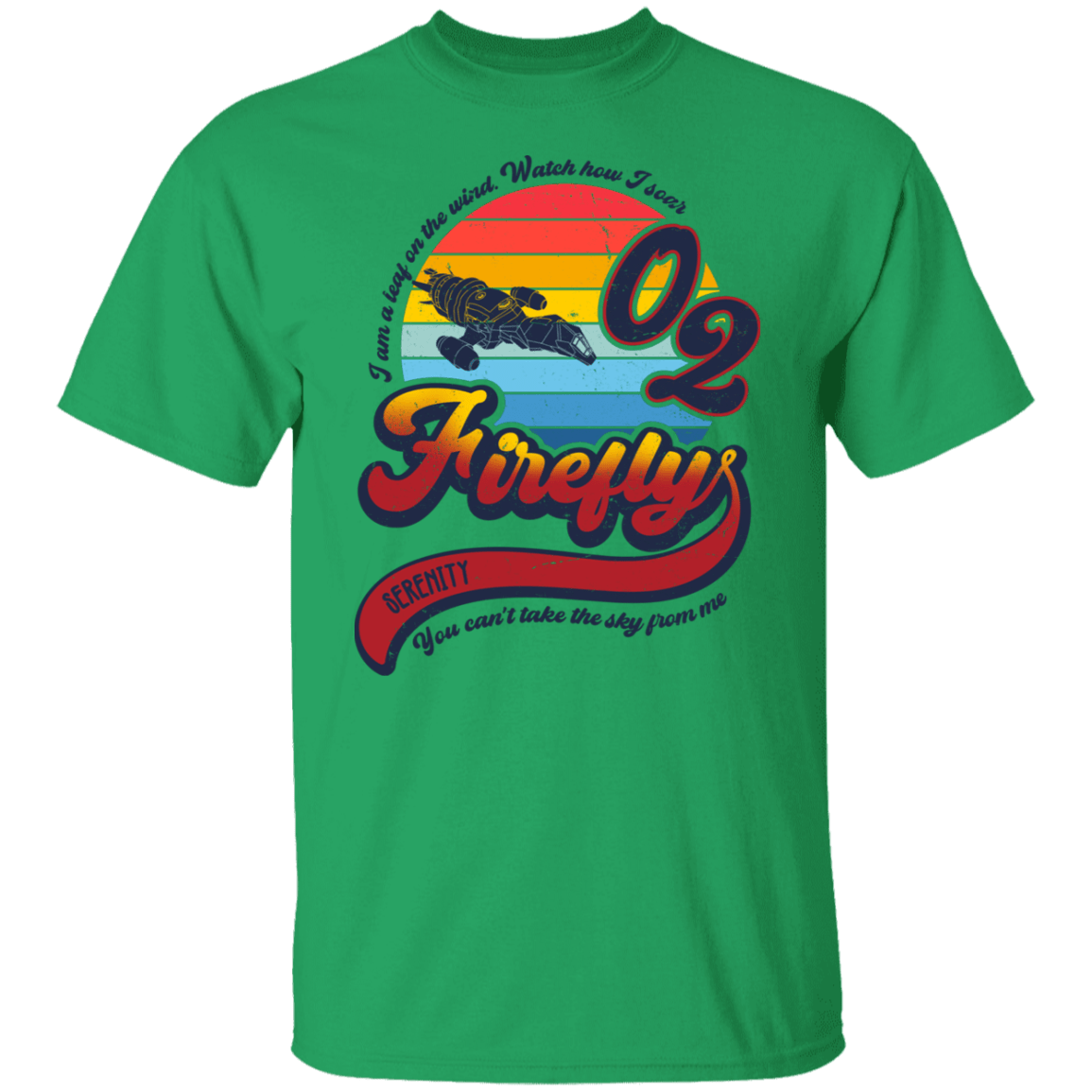 T-Shirts Irish Green / S A Leaf on the Wind T-Shirt