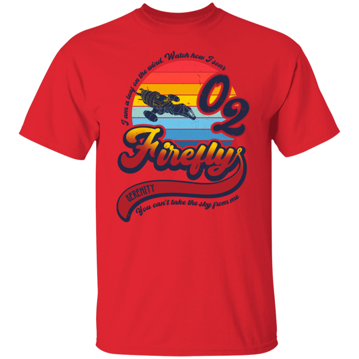 T-Shirts Red / S A Leaf on the Wind T-Shirt