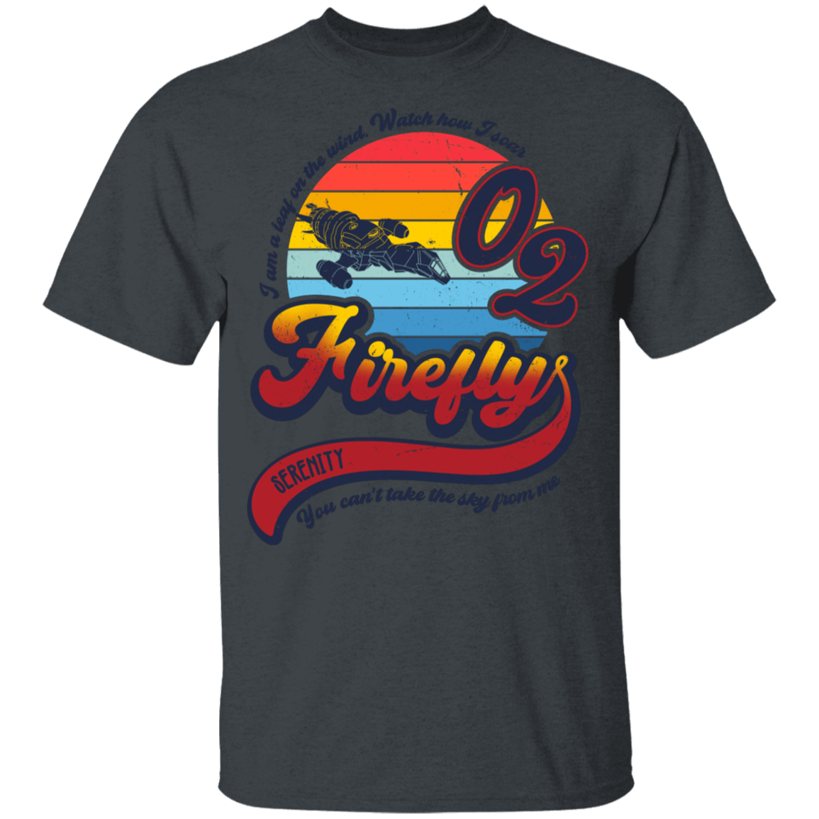 T-Shirts Dark Heather / YXS A Leaf on the Wind Youth T-Shirt