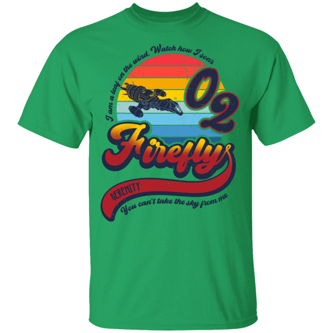 T-Shirts Irish Green / YXS A Leaf on the Wind Youth T-Shirt