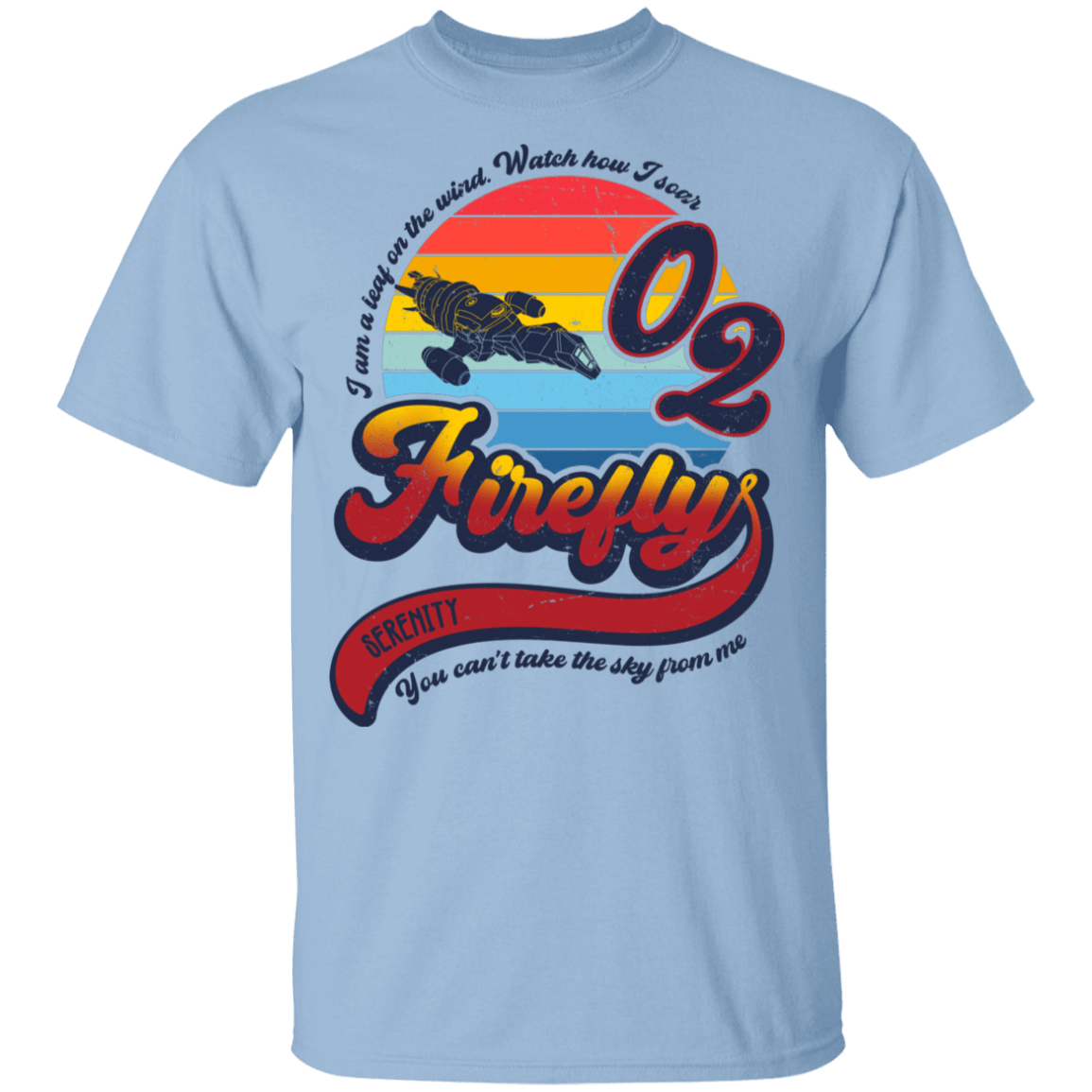 T-Shirts Light Blue / YXS A Leaf on the Wind Youth T-Shirt