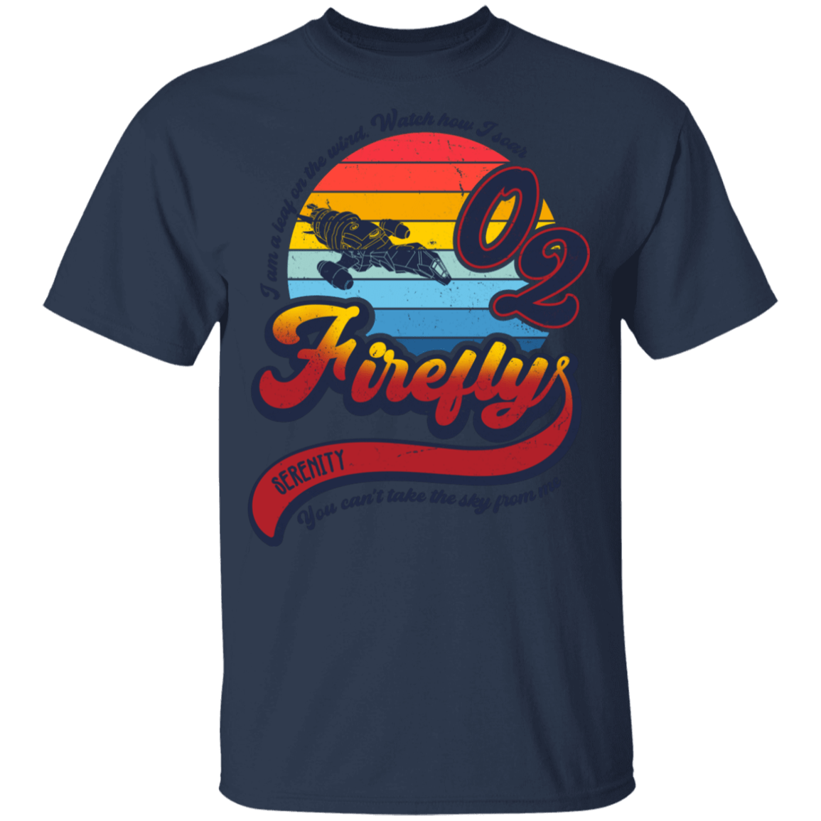 T-Shirts Navy / YXS A Leaf on the Wind Youth T-Shirt