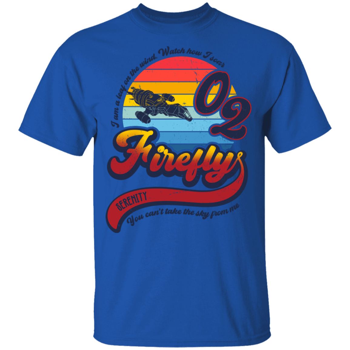 T-Shirts Royal / YXS A Leaf on the Wind Youth T-Shirt