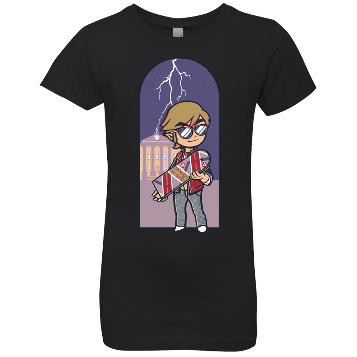 T-Shirts Black / YXS A Link to The Future Girls Premium T-Shirt