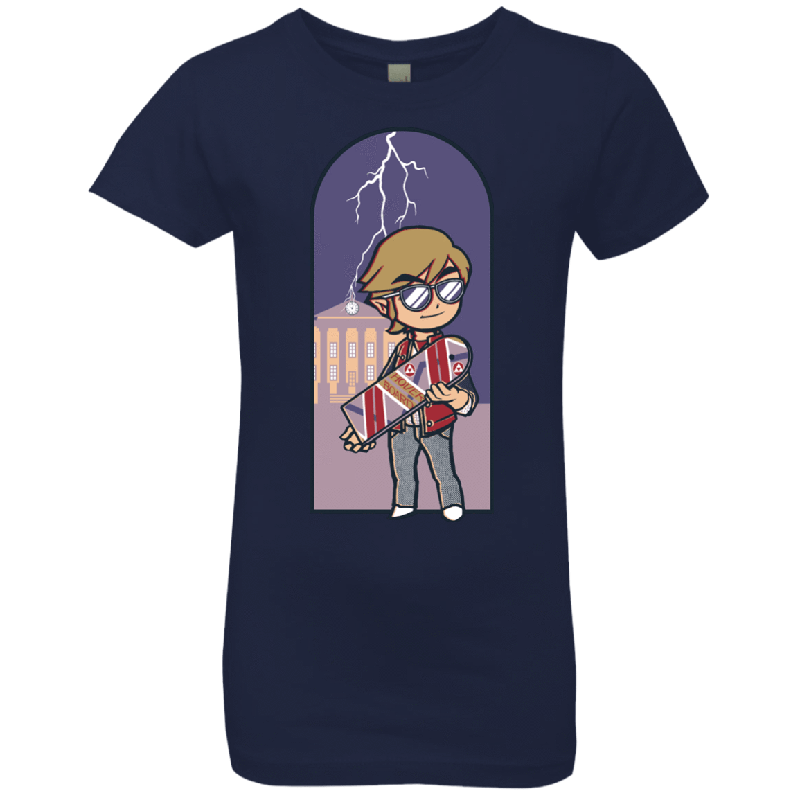 T-Shirts Midnight Navy / YXS A Link to The Future Girls Premium T-Shirt