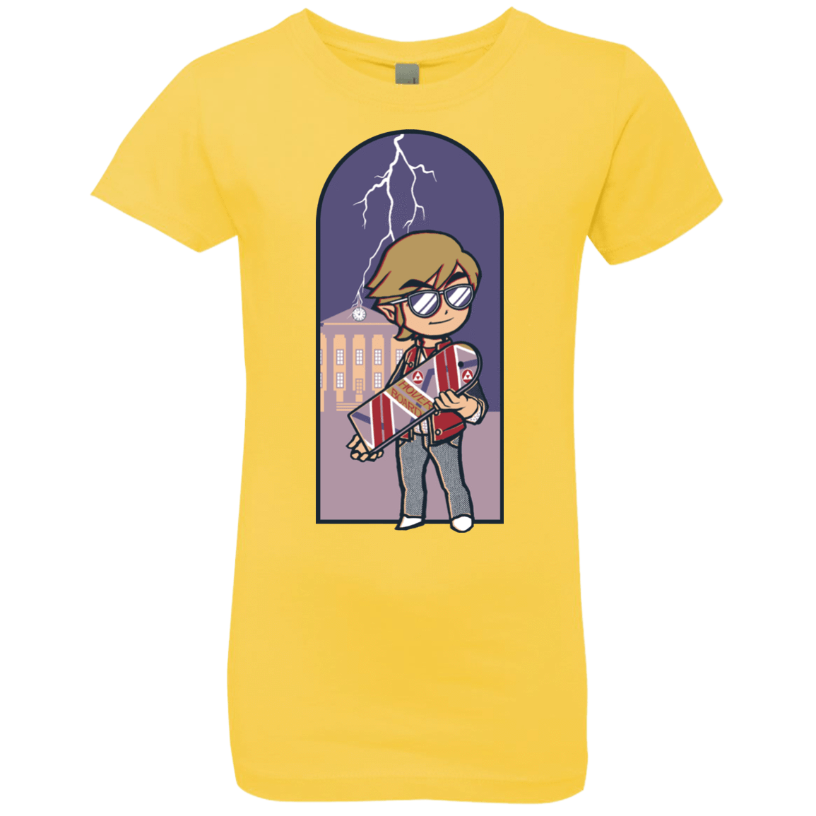 T-Shirts Vibrant Yellow / YXS A Link to The Future Girls Premium T-Shirt