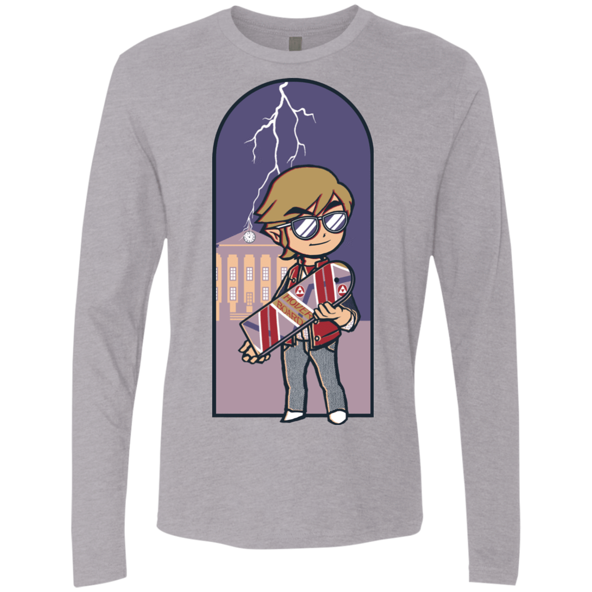 T-Shirts Heather Grey / Small A Link to The Future Men's Premium Long Sleeve