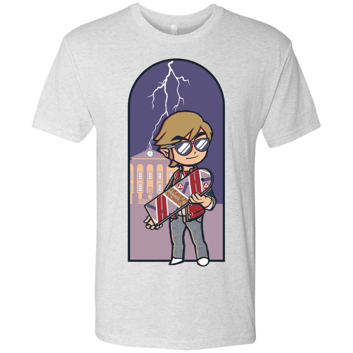 T-Shirts Heather White / Small A Link to The Future Men's Triblend T-Shirt