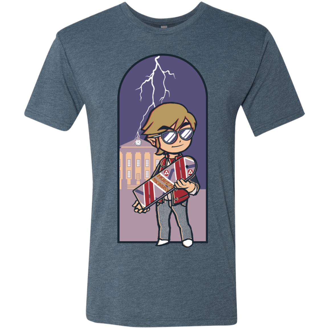 T-Shirts Indigo / Small A Link to The Future Men's Triblend T-Shirt
