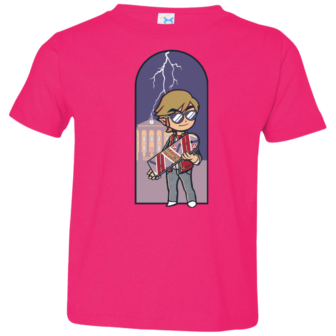 T-Shirts Hot Pink / 2T A Link to The Future Toddler Premium T-Shirt