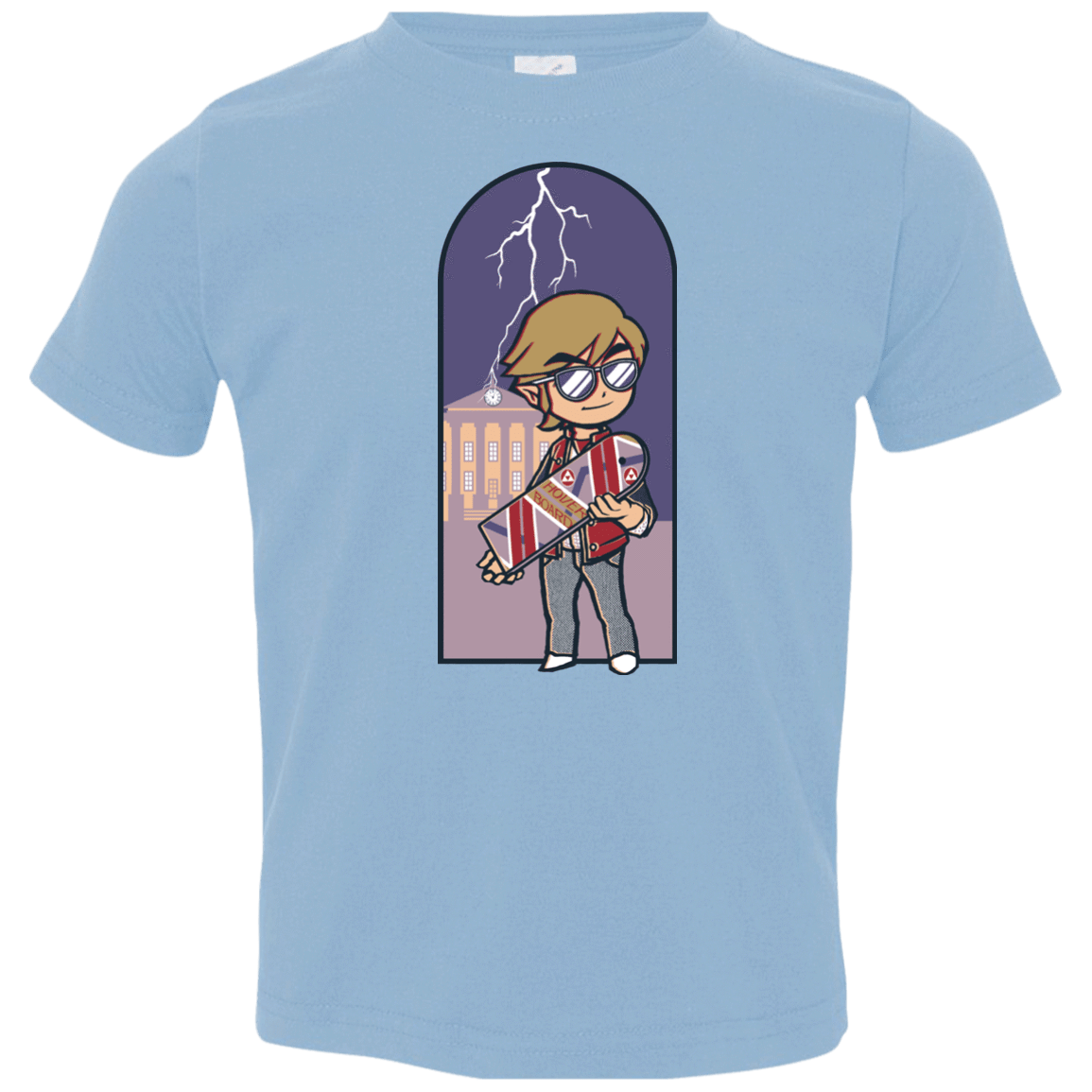 T-Shirts Light Blue / 2T A Link to The Future Toddler Premium T-Shirt
