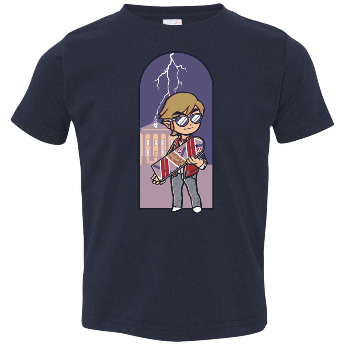 T-Shirts Navy / 2T A Link to The Future Toddler Premium T-Shirt
