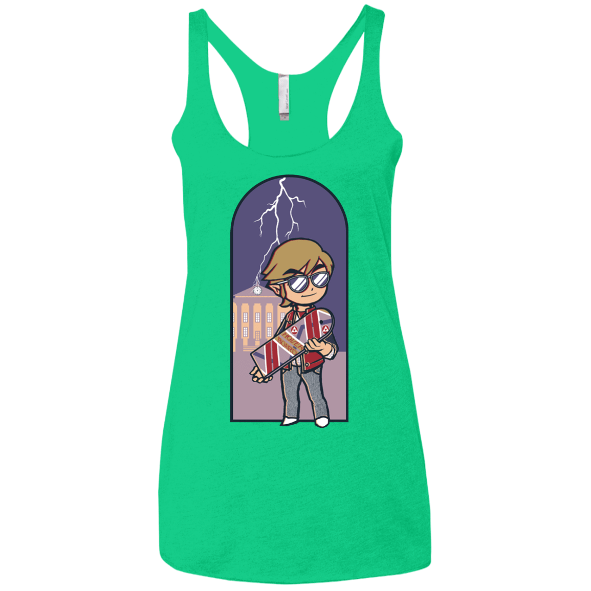 T-Shirts Envy / X-Small A Link to The Future Women's Triblend Racerback Tank