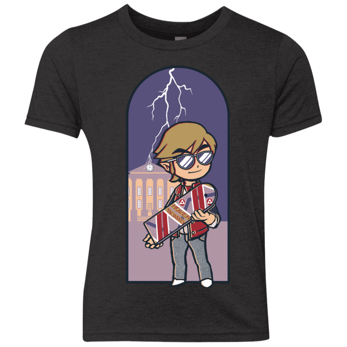 T-Shirts Vintage Black / YXS A Link to The Future Youth Triblend T-Shirt