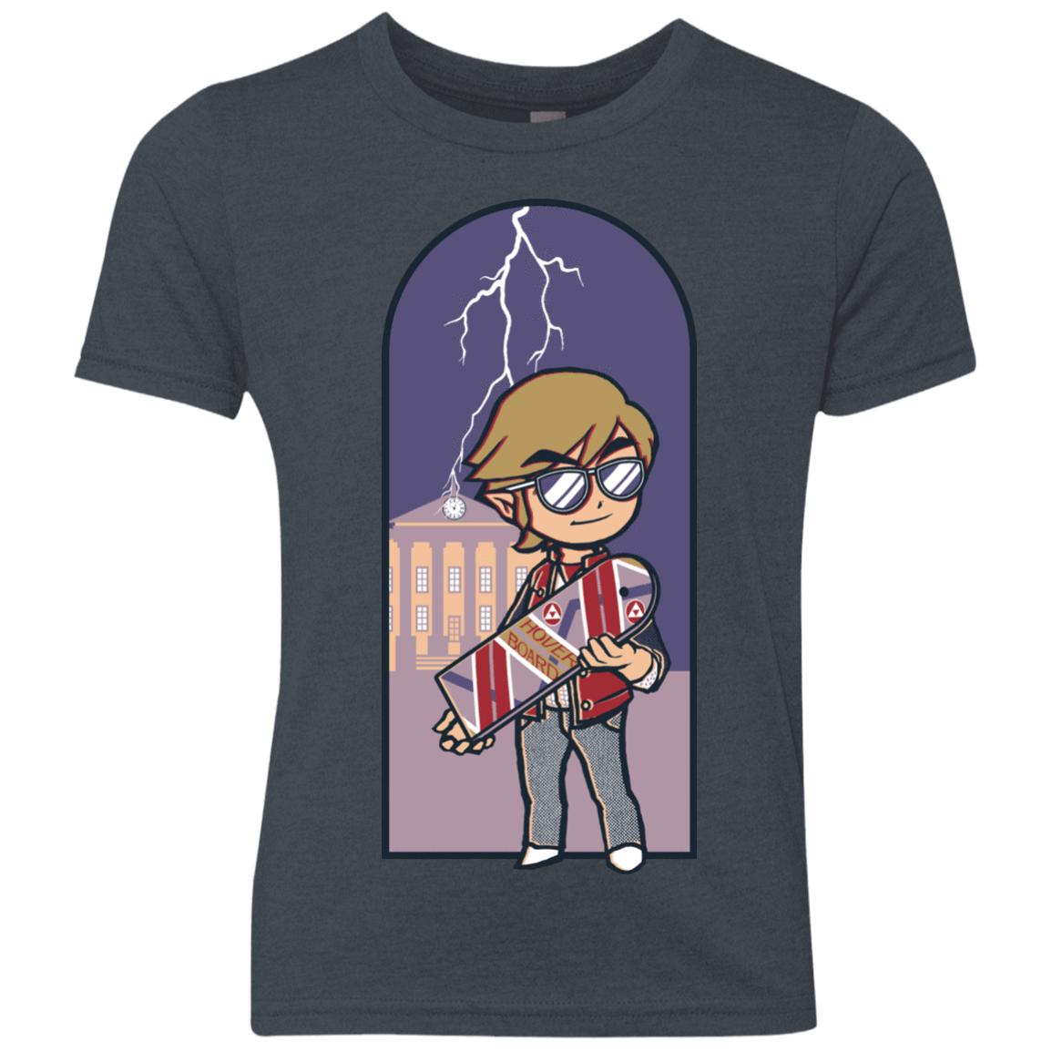 T-Shirts Vintage Navy / YXS A Link to The Future Youth Triblend T-Shirt