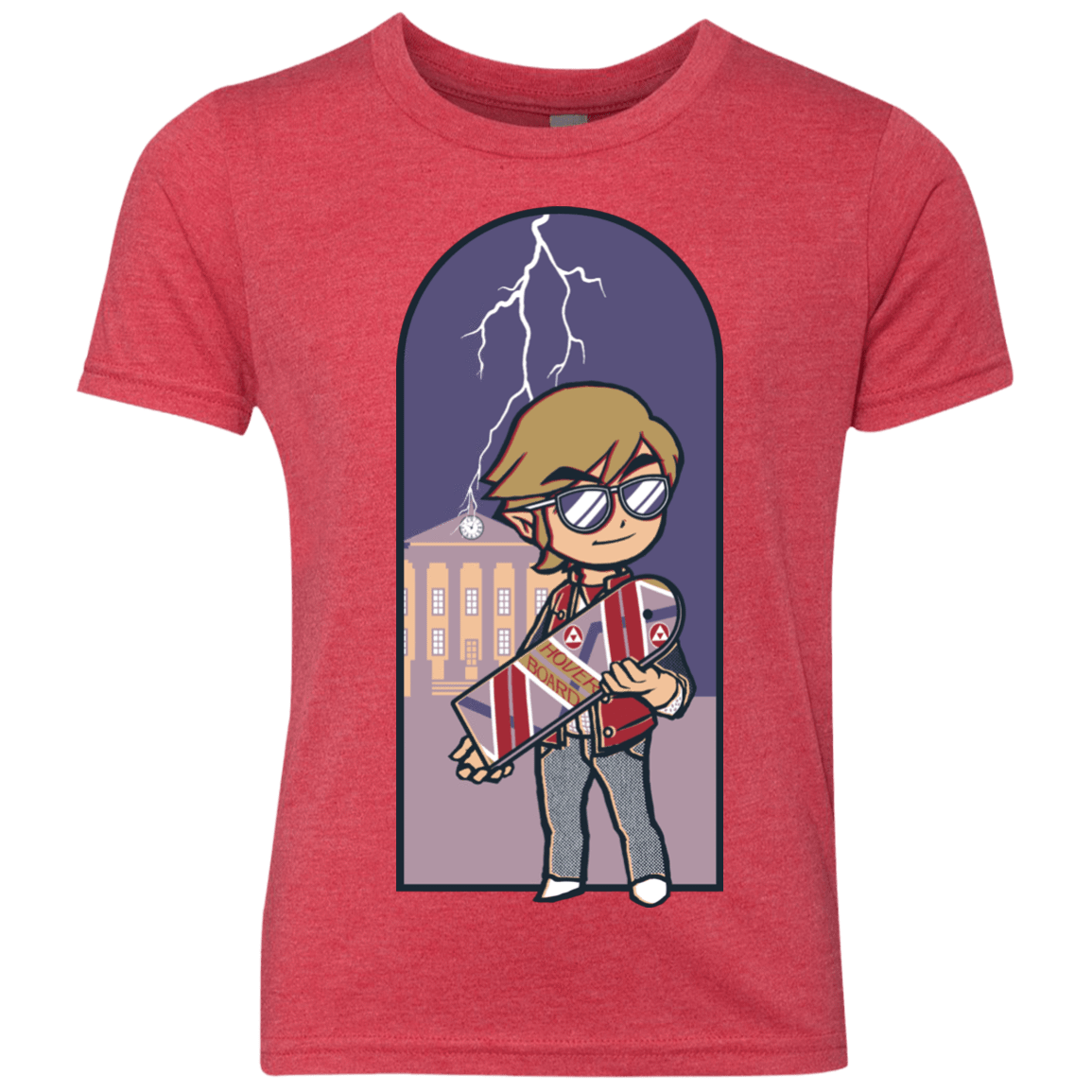 T-Shirts Vintage Red / YXS A Link to The Future Youth Triblend T-Shirt