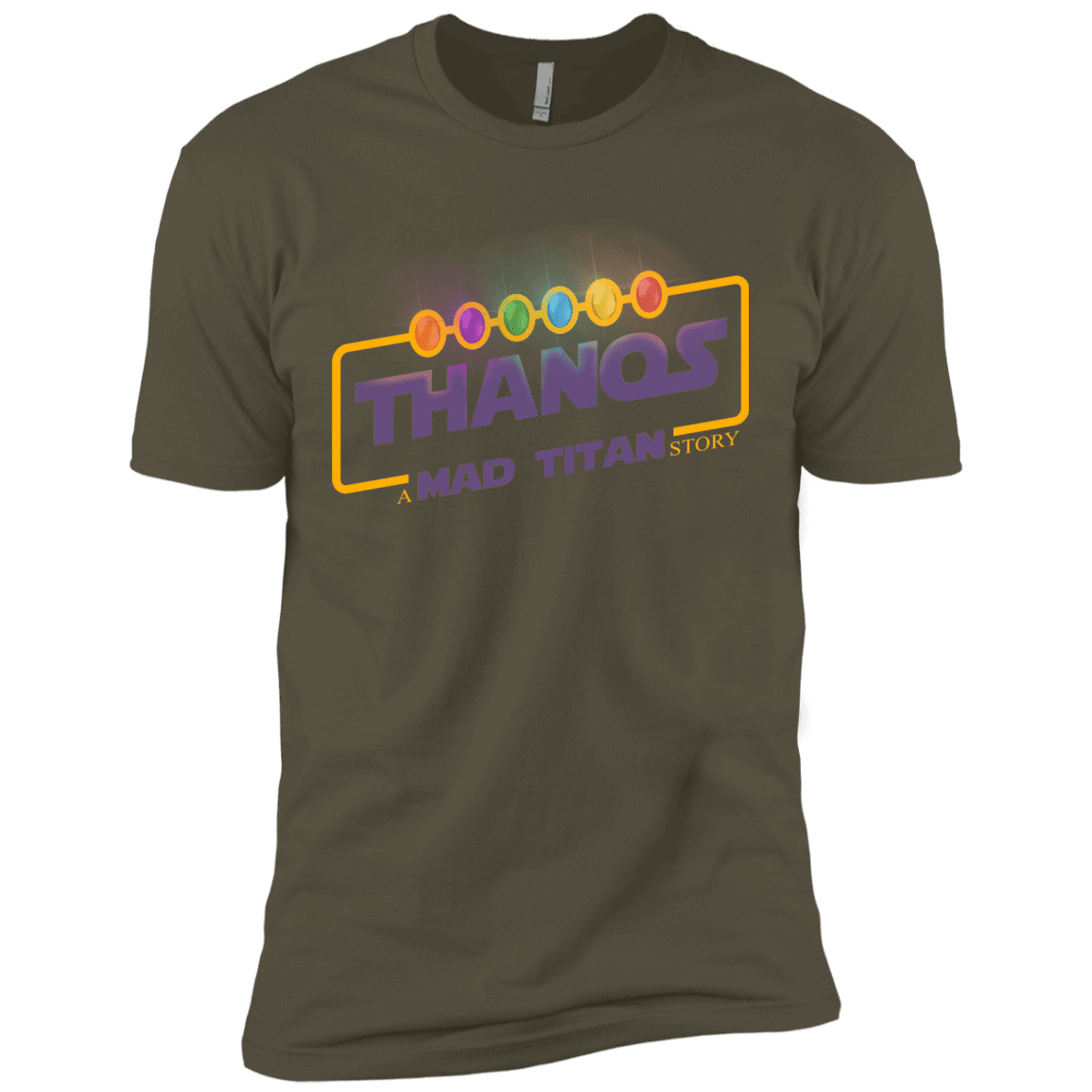 T-Shirts Military Green / X-Small A Mad Titan Story Men's Premium T-Shirt
