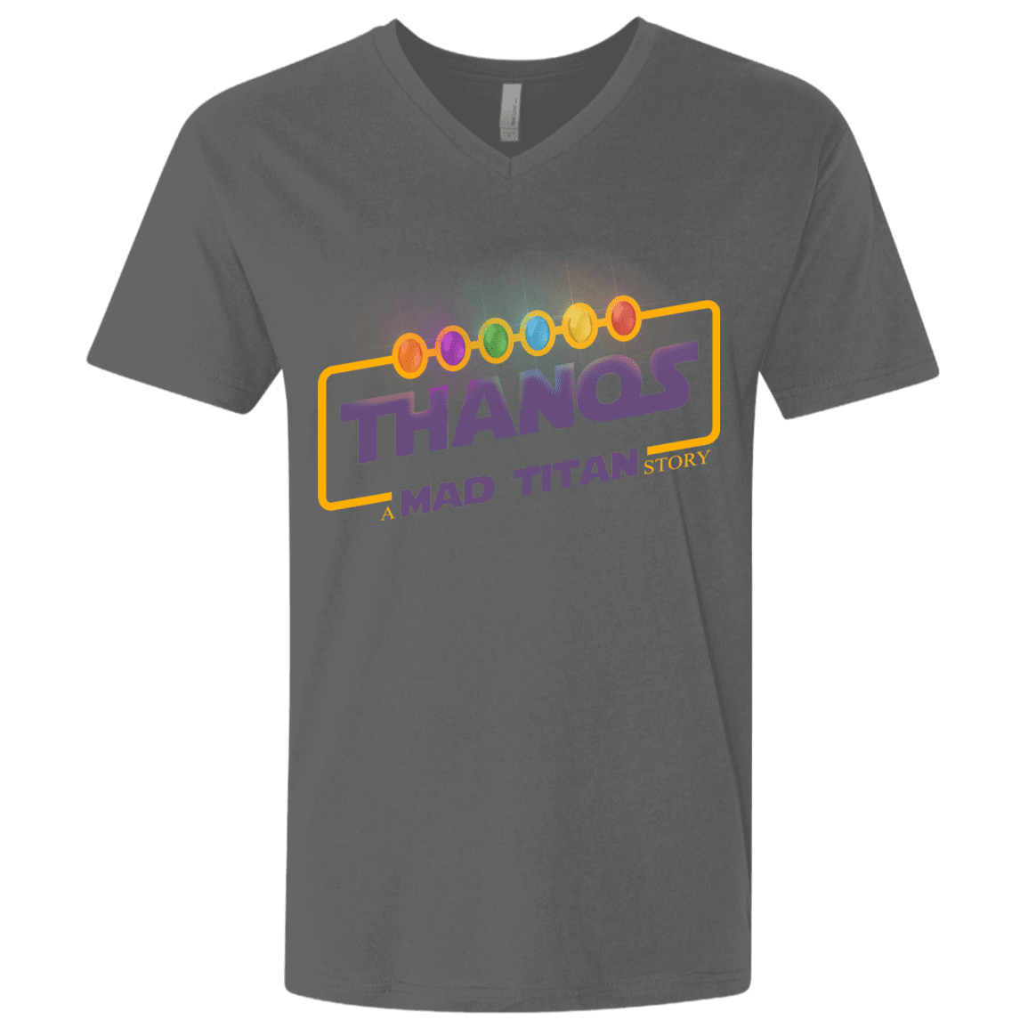 T-Shirts Heavy Metal / X-Small A Mad Titan Story Men's Premium V-Neck