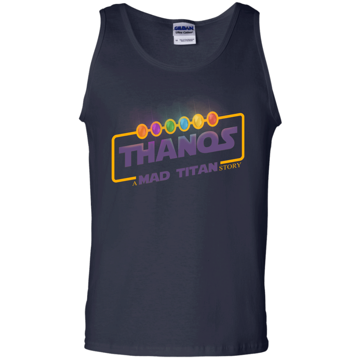 T-Shirts Navy / S A Mad Titan Story Men's Tank Top