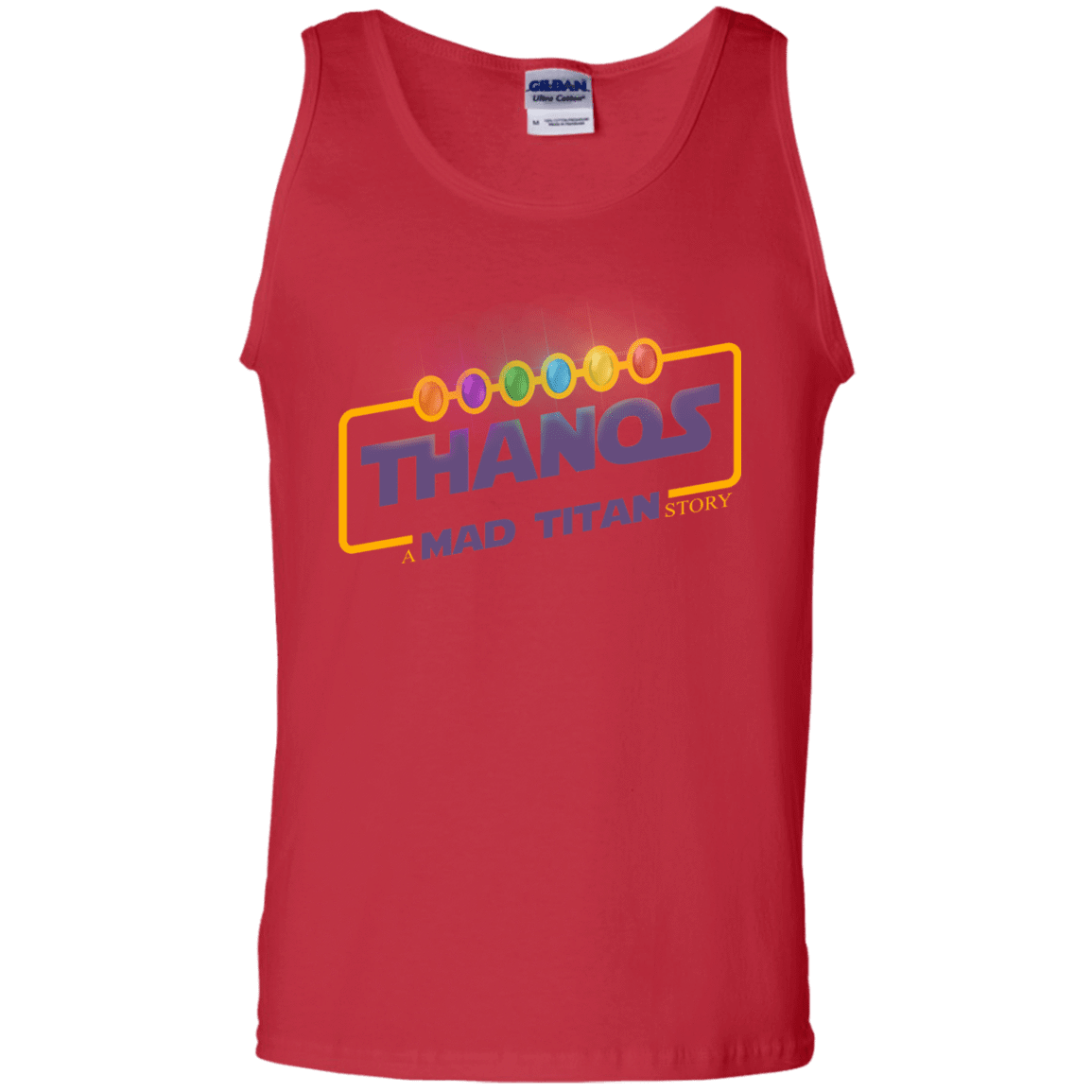 T-Shirts Red / S A Mad Titan Story Men's Tank Top