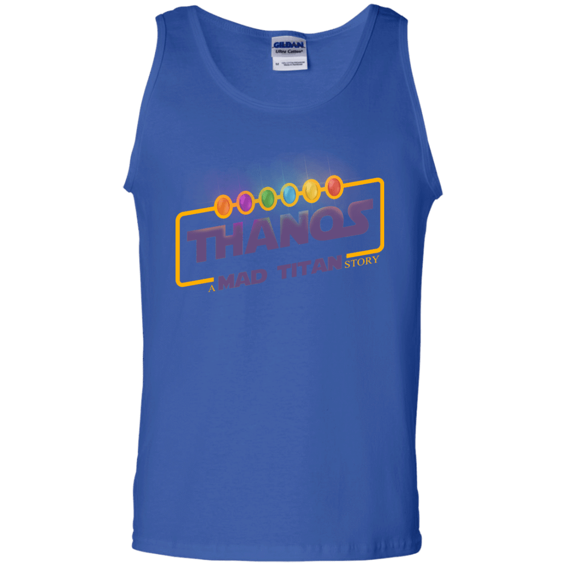 T-Shirts Royal / S A Mad Titan Story Men's Tank Top