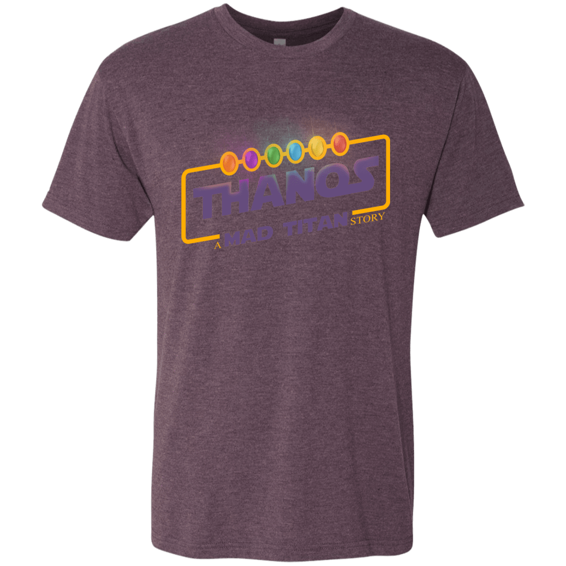T-Shirts Vintage Purple / S A Mad Titan Story Men's Triblend T-Shirt