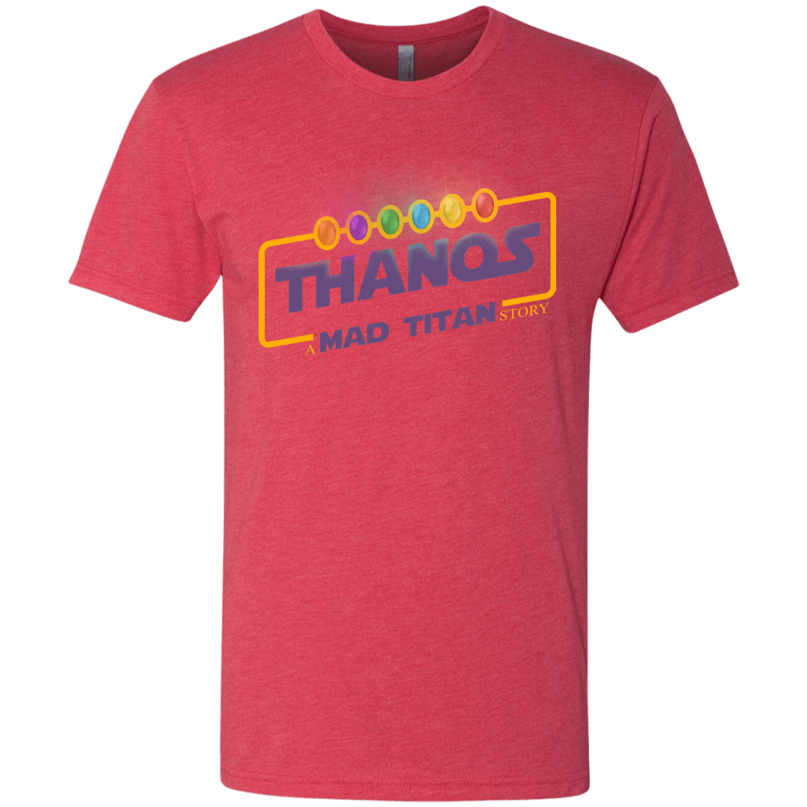 T-Shirts Vintage Red / S A Mad Titan Story Men's Triblend T-Shirt