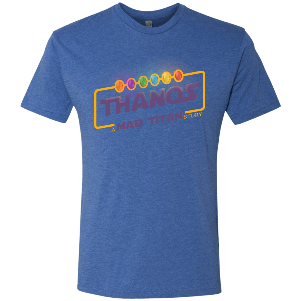 T-Shirts Vintage Royal / S A Mad Titan Story Men's Triblend T-Shirt