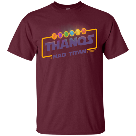 T-Shirts Maroon / S A Mad Titan Story T-Shirt