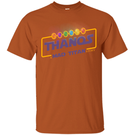T-Shirts Texas Orange / S A Mad Titan Story T-Shirt