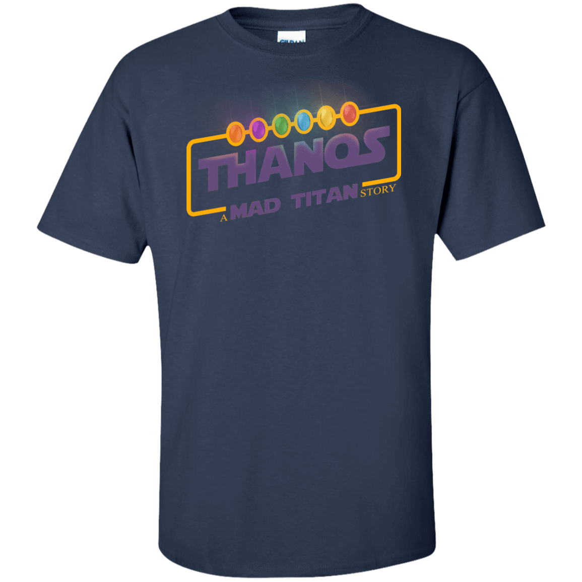 T-Shirts Navy / XLT A Mad Titan Story Tall T-Shirt