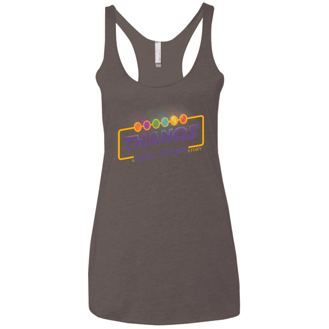 T-Shirts Macchiato / X-Small A Mad Titan Story Women's Triblend Racerback Tank