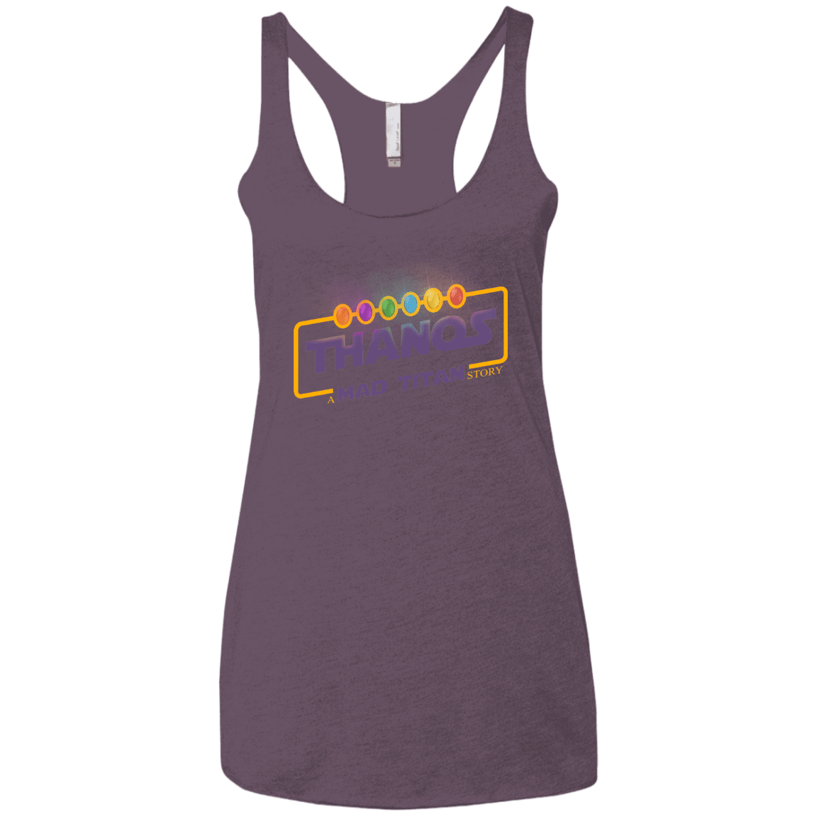 T-Shirts Vintage Purple / X-Small A Mad Titan Story Women's Triblend Racerback Tank