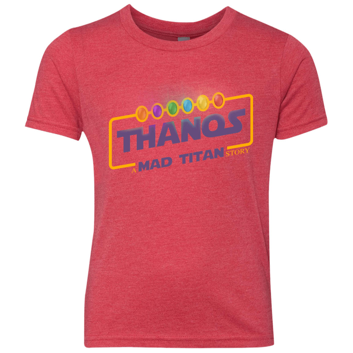 T-Shirts Vintage Red / YXS A Mad Titan Story Youth Triblend T-Shirt