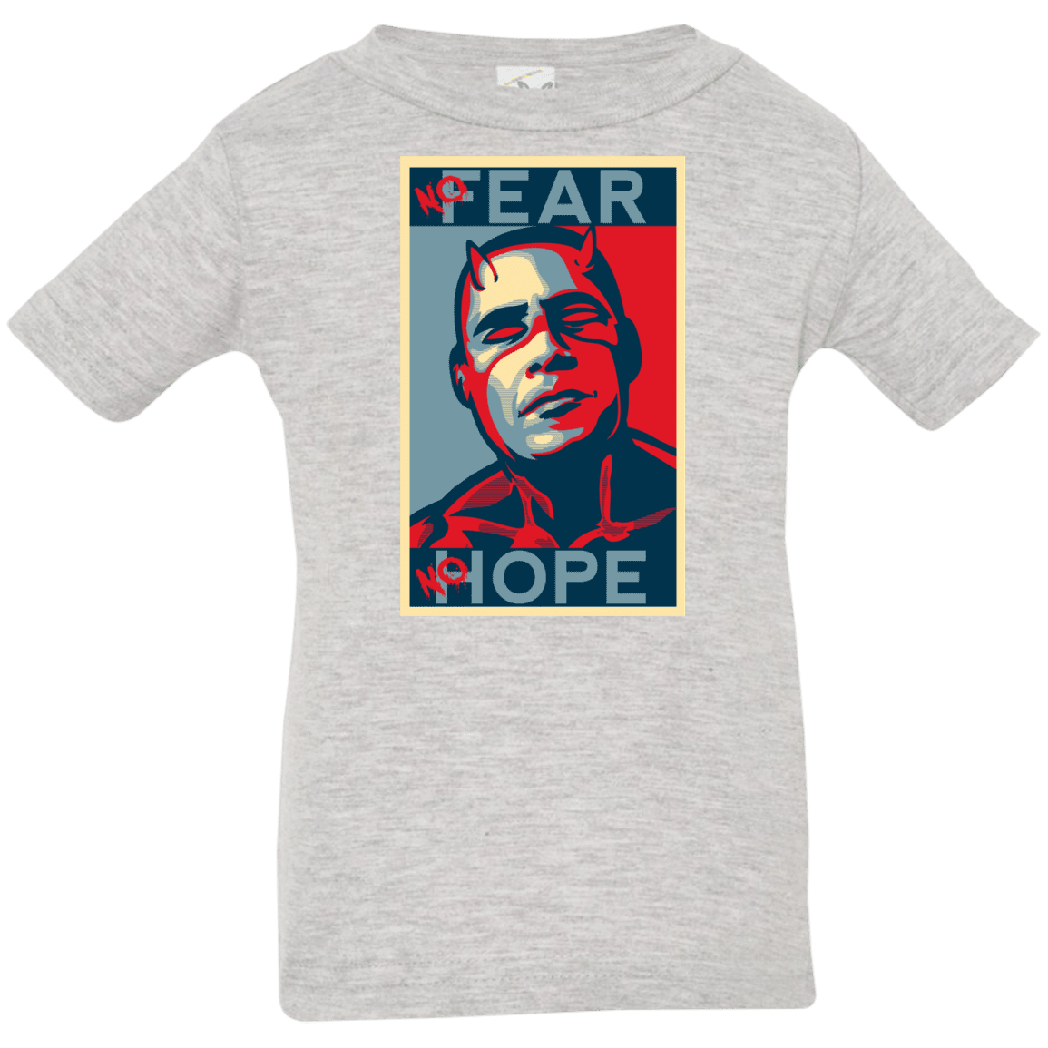 T-Shirts Heather Grey / 6 Months A man with no fear Infant Premium T-Shirt