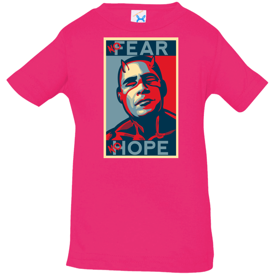 T-Shirts Hot Pink / 6 Months A man with no fear Infant Premium T-Shirt