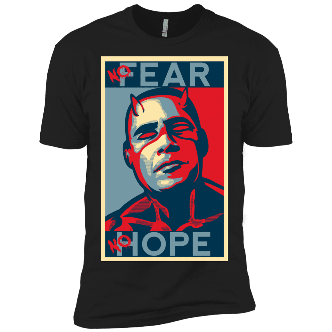 T-Shirts Black / X-Small A man with no fear Men's Premium T-Shirt