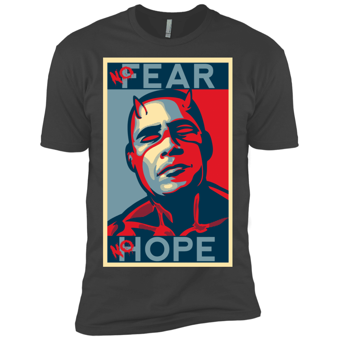 T-Shirts Heavy Metal / X-Small A man with no fear Men's Premium T-Shirt