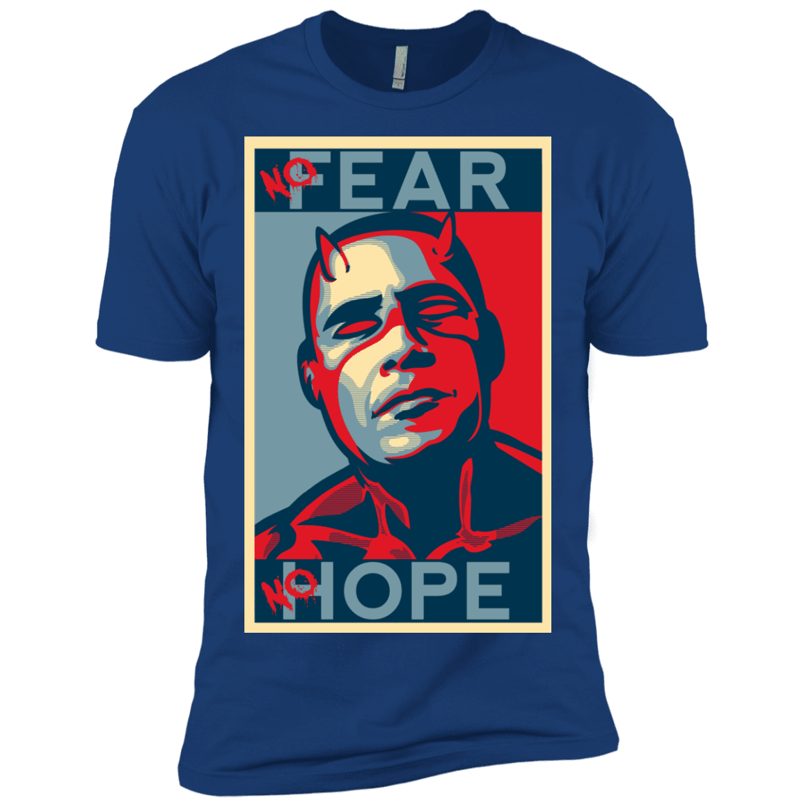 T-Shirts Royal / X-Small A man with no fear Men's Premium T-Shirt