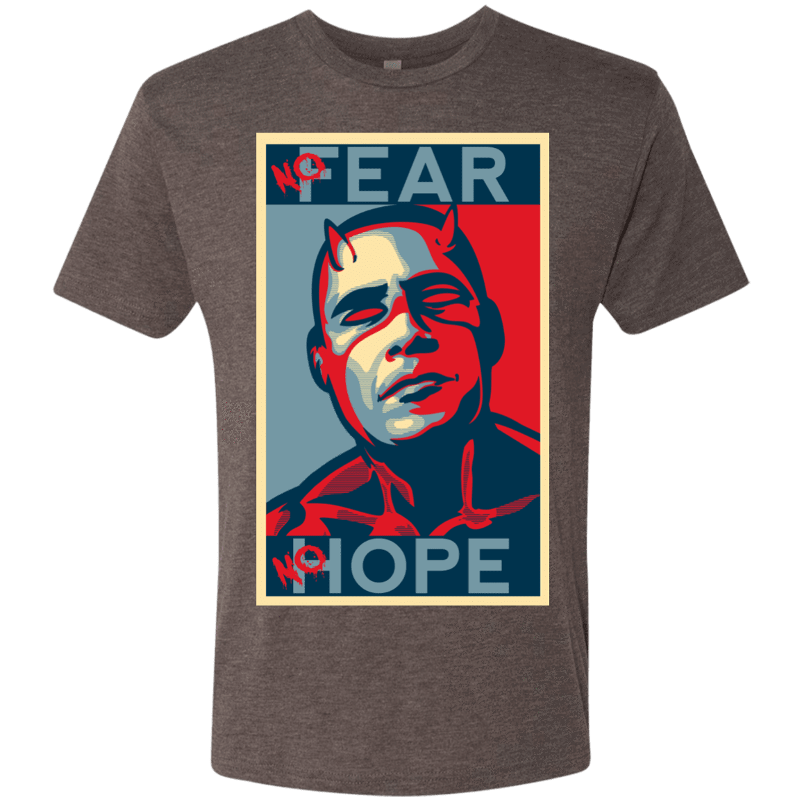 T-Shirts Macchiato / S A man with no fear Men's Triblend T-Shirt