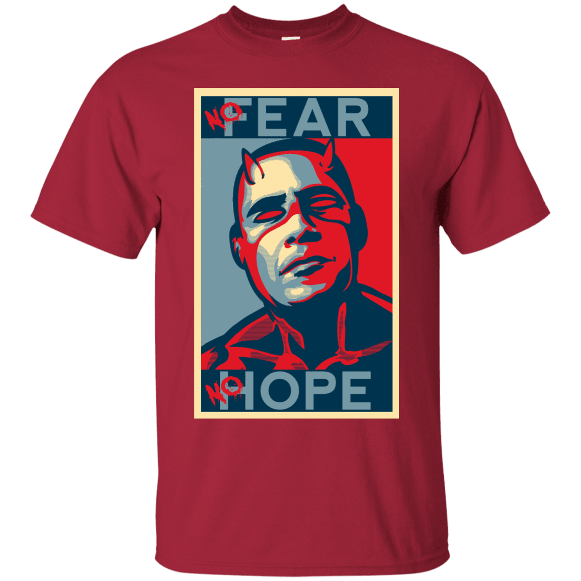 T-Shirts Cardinal / Small A man with no fear T-Shirt