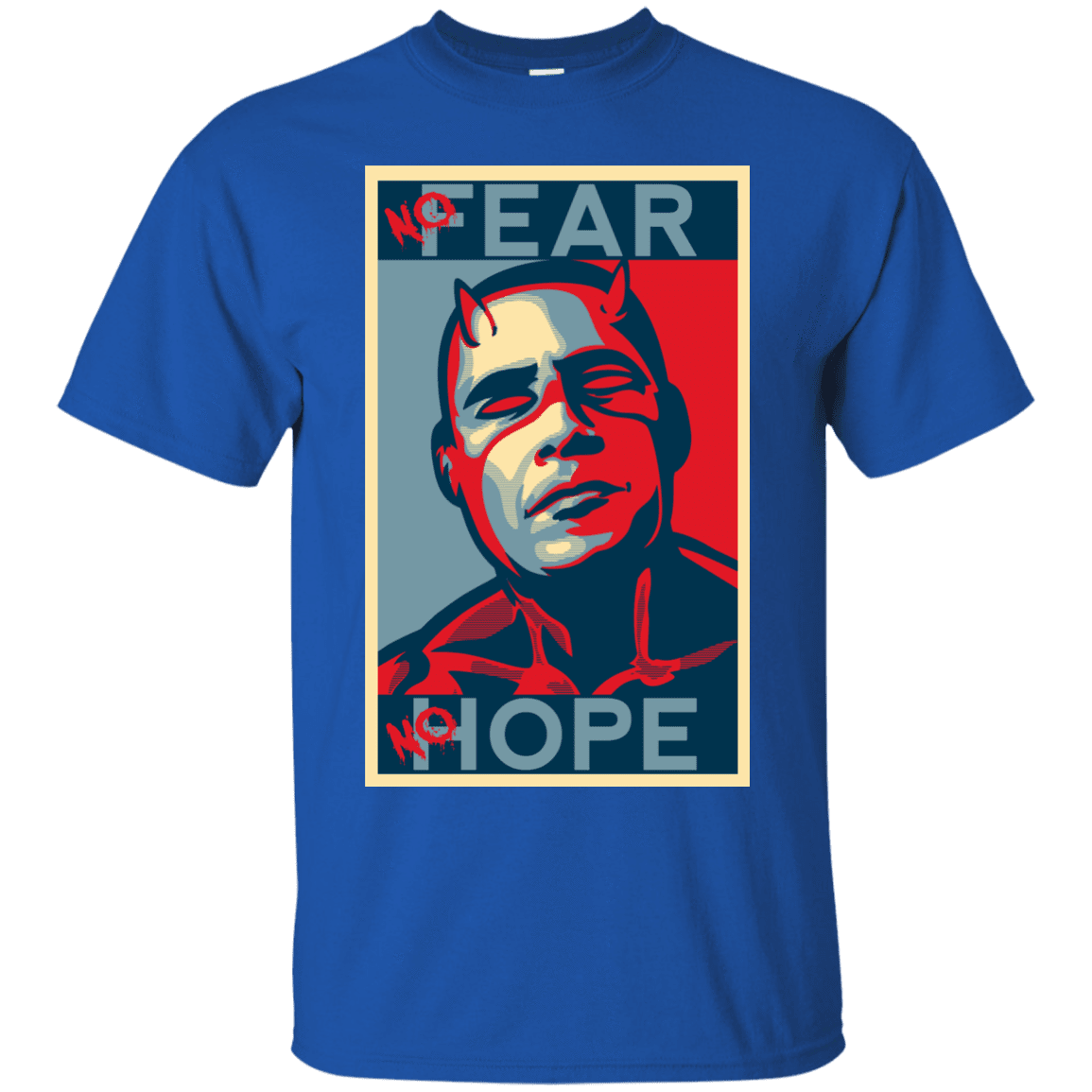 T-Shirts Royal / S A man With No Fear T-Shirt