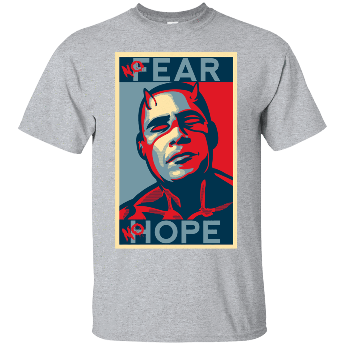 T-Shirts Sport Grey / S A man With No Fear T-Shirt